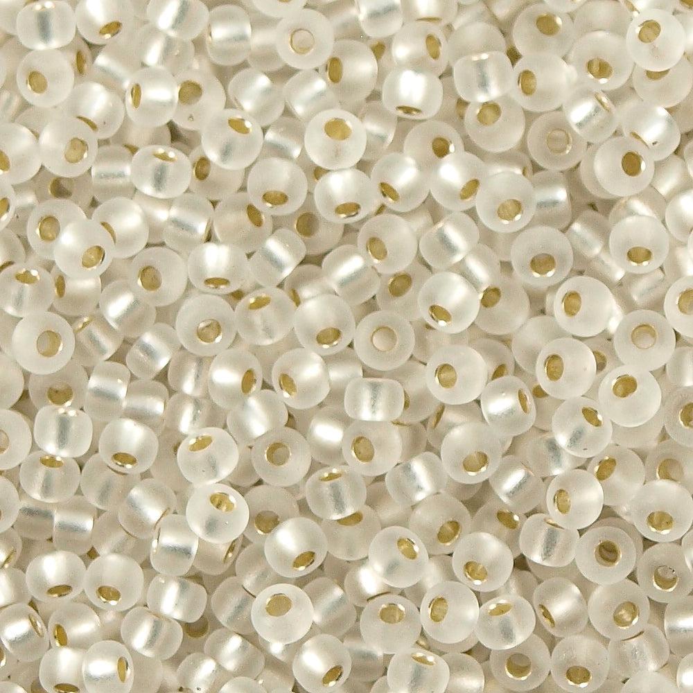 Miyuki rocailles 11/0 Semi-matte silverlined crystal 11-1901-Kralen-Kraaltjes van Renate