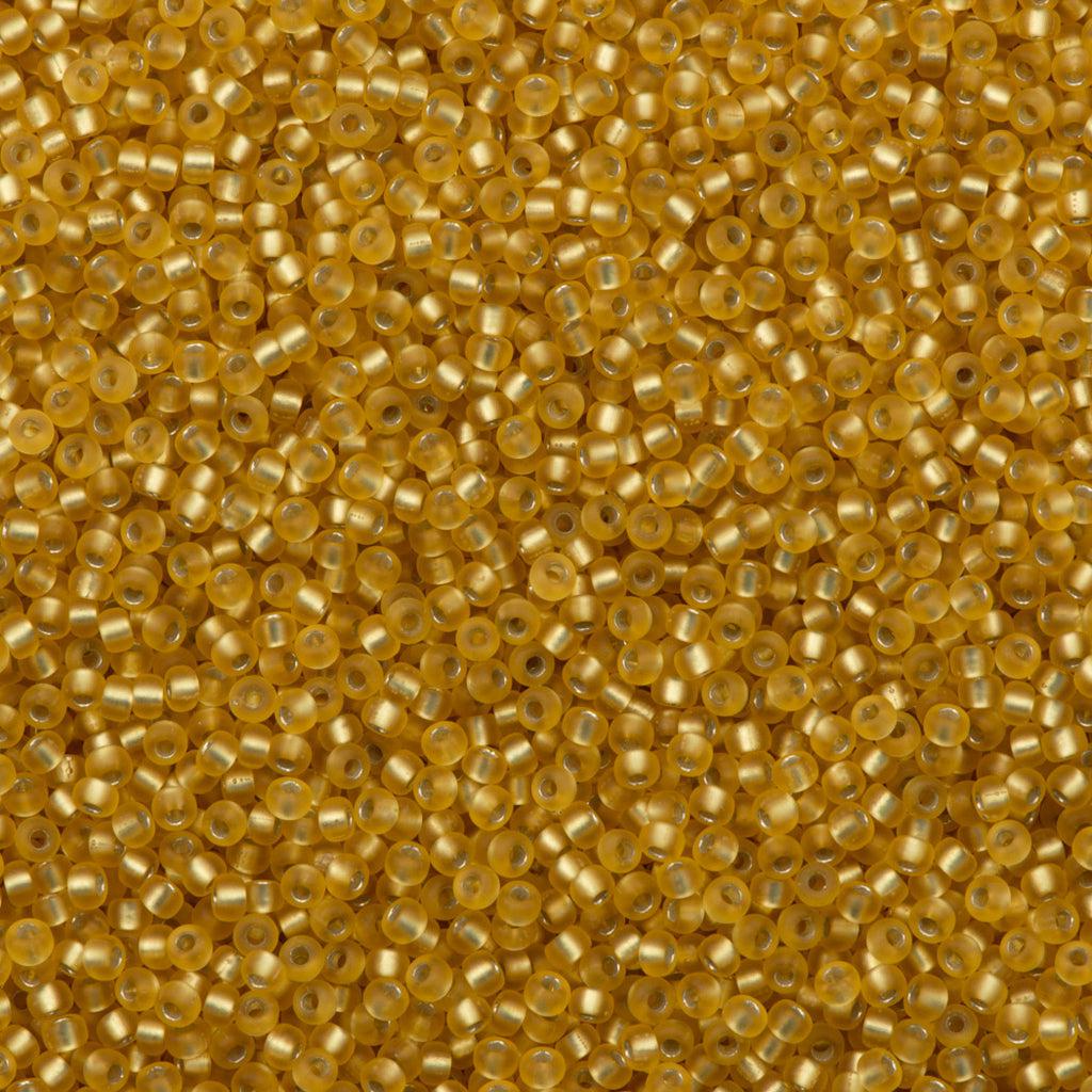 Miyuki rocailles 11/0 Semi-matte silverlined gold 11-1902-Kralen-Kraaltjes van Renate