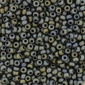 Miyuki rocailles 11/0 (2mm) Metallic matte silver gray 11-2002-Kraaltjes van Renate