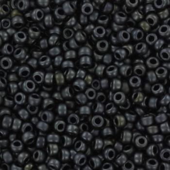 Miyuki seed beads 11/0 metallic matte charcoal 11-2010-Kraaltjes van Renate