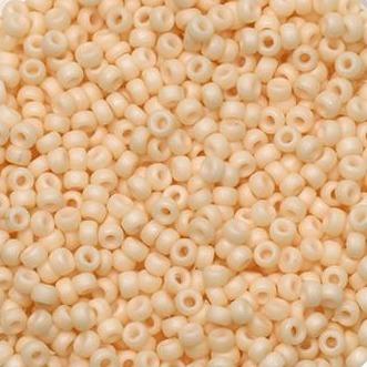 Miyuki rocailles 11/0 (2mm) Opaque matte antique beige 11-2022-Kraaltjes van Renate