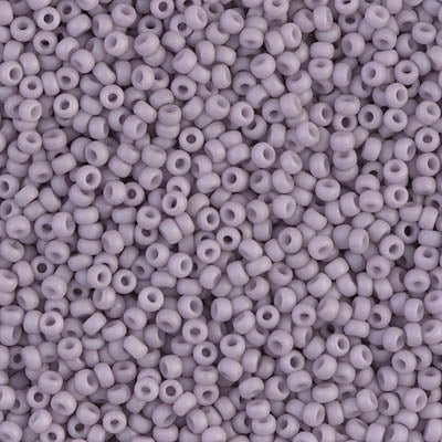 Miyuki rocailles 11-2025 Frosted mauve - 5 gram-Kralen-Kraaltjes van Renate