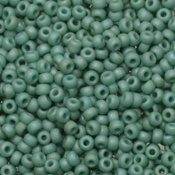 Miyuki rocailles 11/0 (2mm) Opaque matte luster sea foam 11-2028-Kraaltjes van Renate