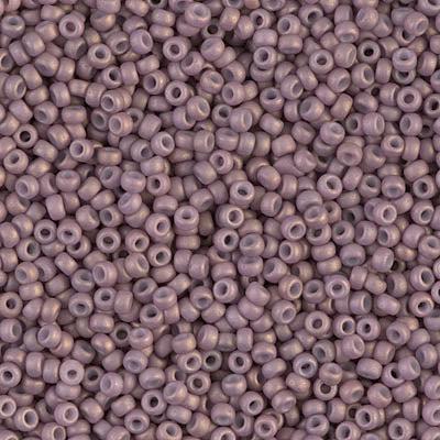 Miyuki rocailles 11/0 Frosted gold luster opaque purple 11-2034-Kralen-Kraaltjes van Renate