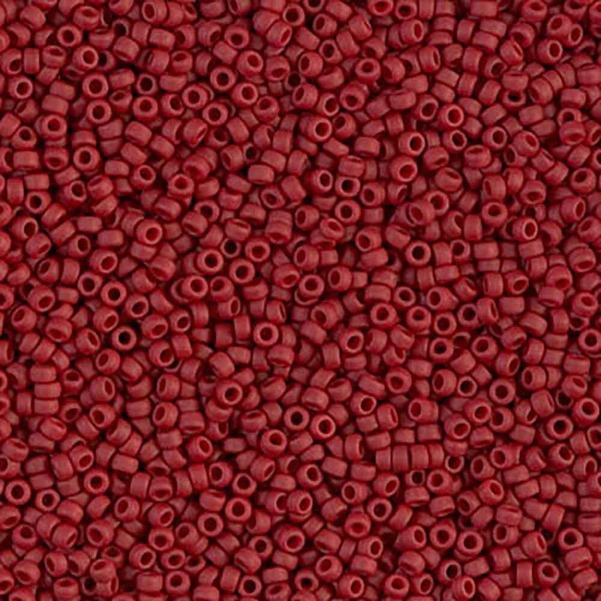 Miyuki rocailles 11-2040 matte dark maroon 11/0 (2mm) - 5 gram-Kralen-Kraaltjes van Renate