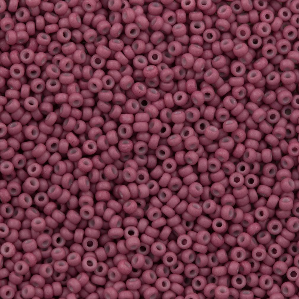 Miyuki rocailles 11/0 (2mm) Opaque matte old rose 11-4466-Kralen-Kraaltjes van Renate