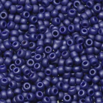 Miyuki rocailles 11/0 (2mm) Opaque matte luster cobalt 11-2075-Kraaltjes van Renate