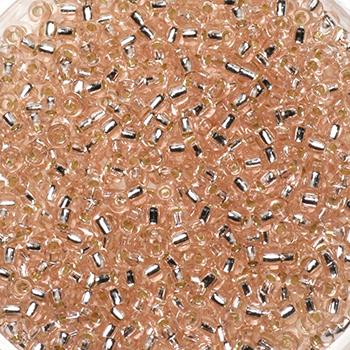 Miyuki rocailles 11/0 (2mm) Silverlined light blush 11-23-Kraaltjes van Renate