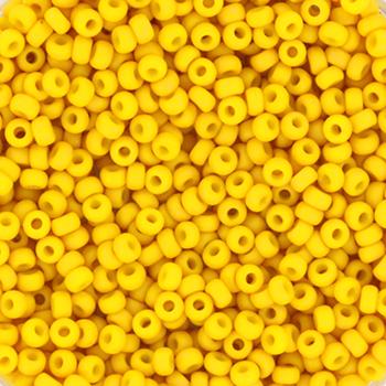 Miyuki rocailles 11/0 (2mm) Opaque matte canary 11-2311-Kraaltjes van Renate