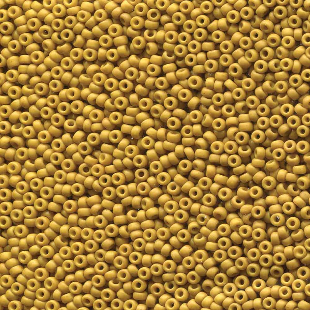 Miyuki rocailles 11-2312 matt dark mustard 11/0 (2mm) - 5 gram-Kralen-Kraaltjes van Renate