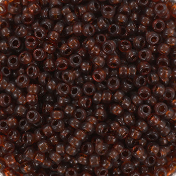 Miyuki rocailles 11-2400 transparant extra dark topaz (2mm) - 5 gram-Kralen-Kraaltjes van Renate