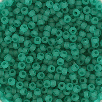 Miyuki rocailles 11-2405F transparant matte teal 11/0 (2mm) - 5 gram-Kralen-Kraaltjes van Renate