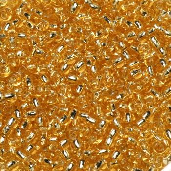 Miyuki rocailles 11/0 (2mm) Silverlined gold 11-3-Kraaltjes van Renate