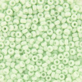 Miyuki rocailles 11/0 (2mm) Opaque light mint - 5 gram-Kraaltjes van Renate