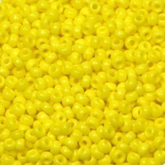 Miyuki rocailles 11/0 (2mm) Opaque yellow - 5 gram-Kraaltjes van Renate