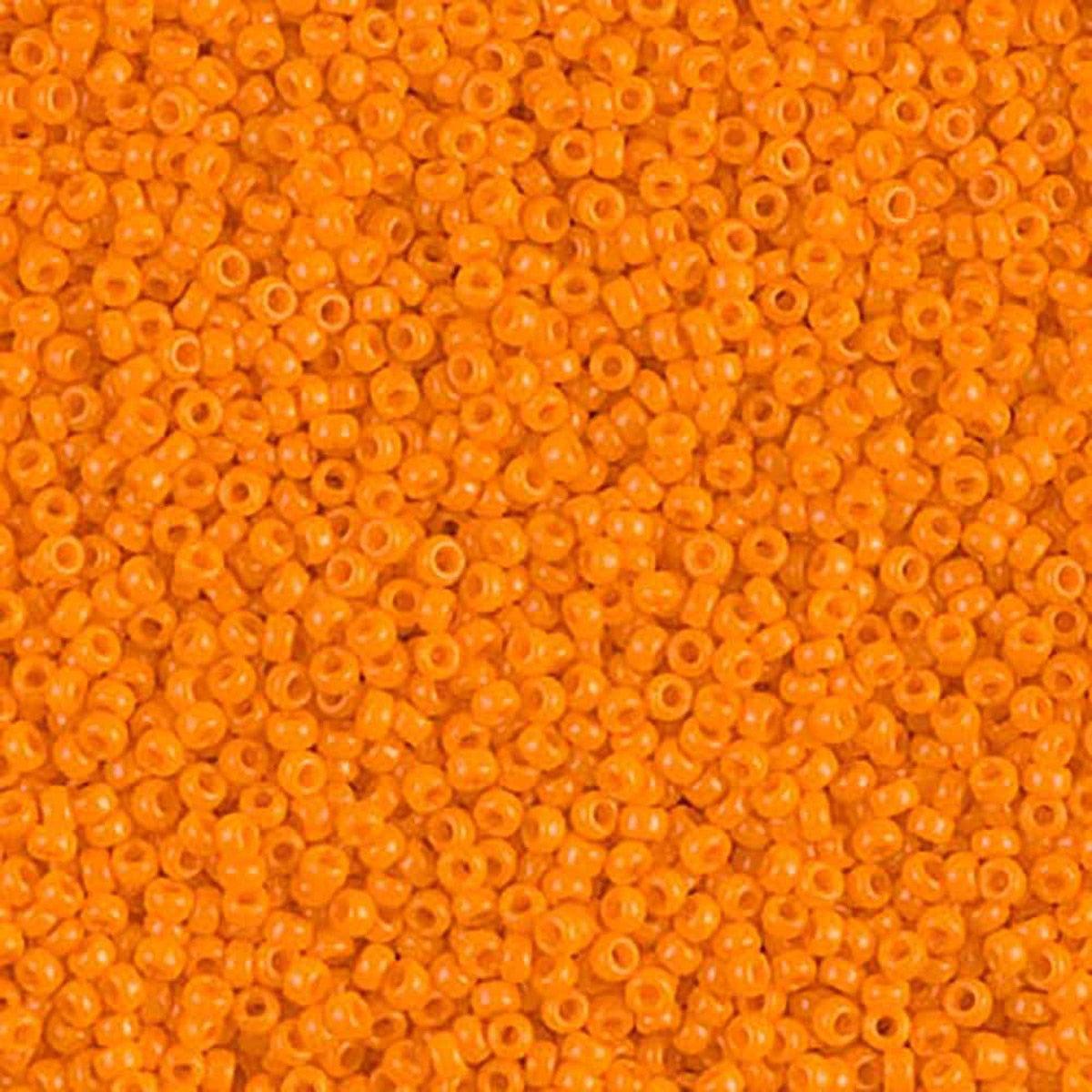 Miyuki rocailles 11-405 opaque tangerine 11/0 (2mm) - 5 gram-Kralen-Kraaltjes van Renate