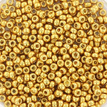 Miyuki rocailles 11/0 (2mm) Duracoat galvanized gold - 5 gram-Kraaltjes van Renate