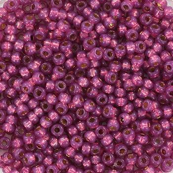 Miyuki rocailles 11-4247 Silverlined duracoat dyed peony pink 11/0 (2mm) - 5 gram-Kralen-Kraaltjes van Renate