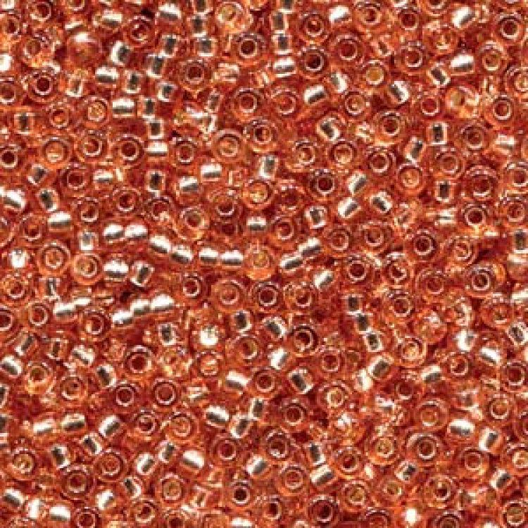 Miyuki rocailles 11-4262 11/0 Duracoat silverlined dyed rose - 5 gram-Kralen-Kraaltjes van Renate