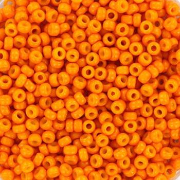 Miyuki rocailles 11/0 (2mm) Duracoat opaque kumquat 11-4454-Kraaltjes van Renate