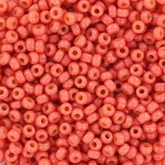 Miyuki rocailles 11/0 (2mm) Duracoat opaque light watermelon 11-4464-Kraaltjes van Renate