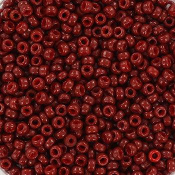 Miyuki rocailles 11/0 (2mm) duracoat opaque dyed maroon - 5 gram-Kralen-Kraaltjes van Renate