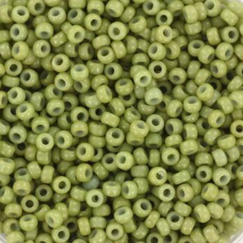 Miyuki rocailles 11/0 (2mm) Duracoat opaque fennel 11-4473-Kraaltjes van Renate