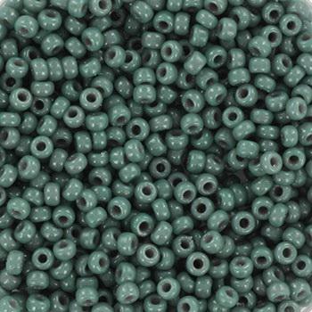 Miyuki rocailles 11/0 (2mm) Duracoat opaque eucalyptus 11-4481-Kraaltjes van Renate