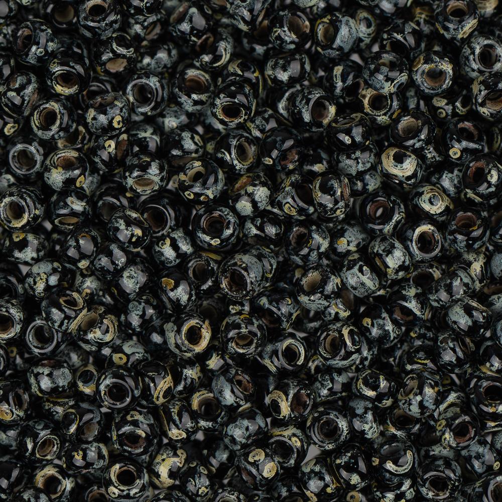 Miyuki rocailles 11-4511 11/0 Picasso Smoky Black Matte - 5 gram-Kralen-Kraaltjes van Renate