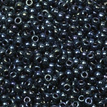 Miyuki rocailles 11/0 (2mm) Metallic iris gunmetal 11-456-Kraaltjes van Renate