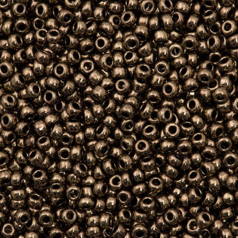 Miyuki rocailles 11-461 Metallic chocolate 11/0 (2mm) - 5 gram-Kralen-Kraaltjes van Renate