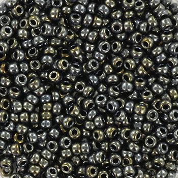 Miyuki rocailles 11/0 (2mm) Metallic light gunmetal 11-464-Kralen-Kraaltjes van Renate