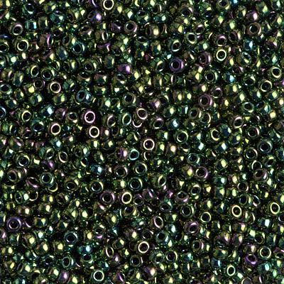 Miyuki rocailles 11-465 Metallic iris dark green - 5 gram-Kralen-Kraaltjes van Renate
