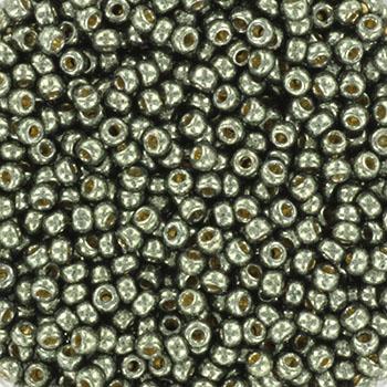 Miyuki rocailles 11/0 (2mm) Duracoat galvanized steel green 11-5112-Kraaltjes van Renate