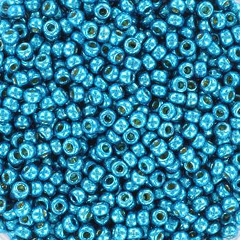 Miyuki rocailles 11/0 (2mm) Duracoat galvanized capri blue 11-5113-Kraaltjes van Renate