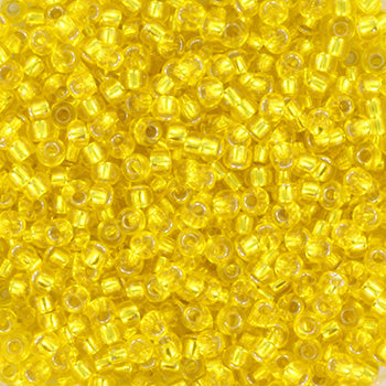 Miyuki rocailles 11-6 silverlined yellow (2mm) - 5 gram-Kralen-Kraaltjes van Renate