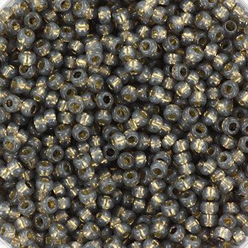 Miyuki rocailles 11/0 (2mm) Silverlined dyed alabaster rustic gray 11-650-Kralen-Kraaltjes van Renate