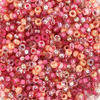 Miyuki rocailles 11/0 (2mm) Mix together pink 11-mix100-Kralen-Kraaltjes van Renate