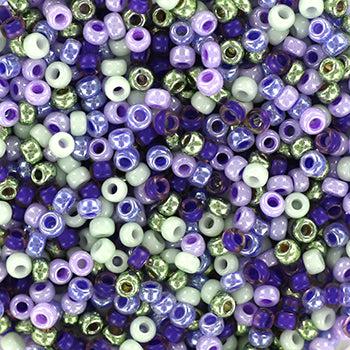 Miyuki rocailles 11/0 (2mm) Mix lavender - 5 gram-Kralen-Kraaltjes van Renate