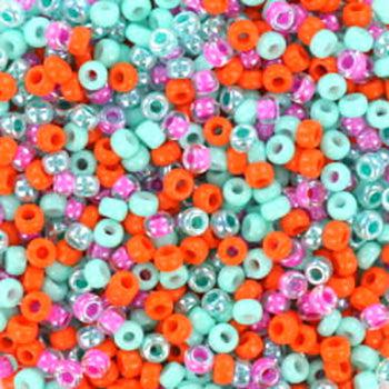 Miyuki rocailles 11/0 (2mm) Mix summer vacation - 5 gram-Kralen-Kraaltjes van Renate