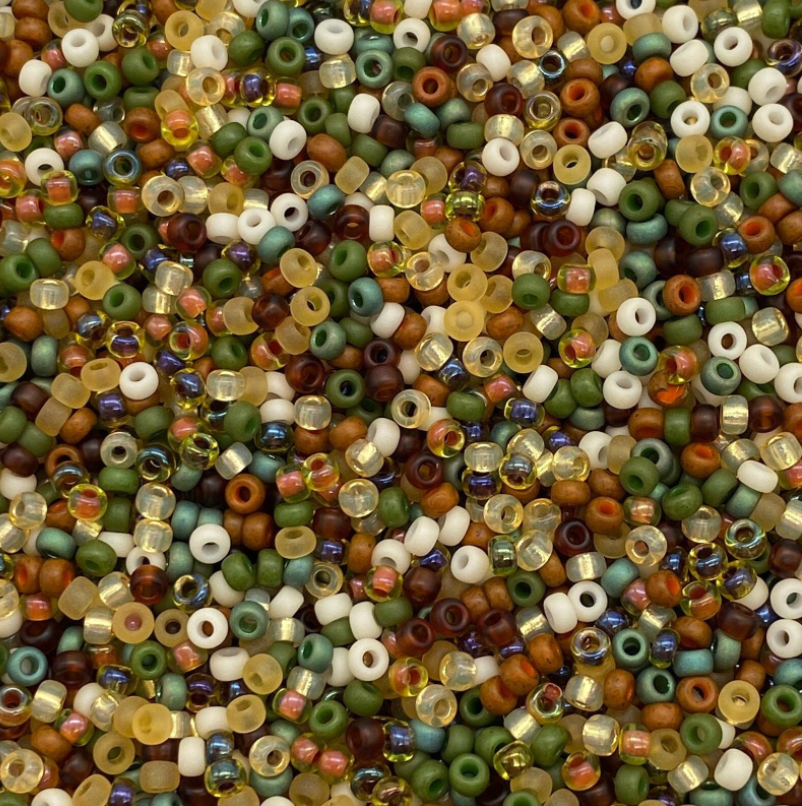 Miyuki rocailles 11-mix3 Earthtones - 5 gram-Kralen-Kraaltjes van Renate