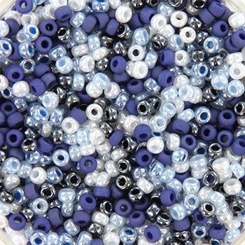 Miyuki rocailles 11/0 (2mm) Mix blue wonder - 5 gram-Kralen-Kraaltjes van Renate