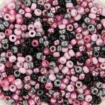 Miyuki rocailles 11/0 (2mm) mix pink candy - 5 gram-Kralen-Kraaltjes van Renate