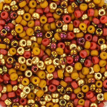 Miyuki rocailles 11/0 (2mm) Mix fire gold 11-mix93-Kralen-Kraaltjes van Renate