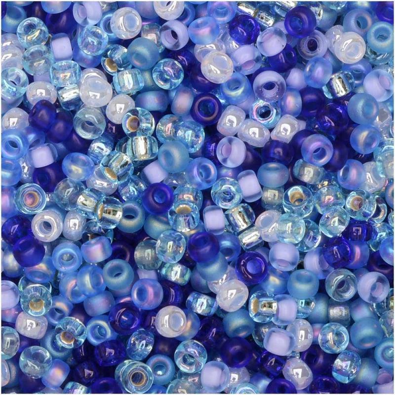 Miyuki rocailles 11-mix2 Blue tones - 5 gram-Kralen-Kraaltjes van Renate