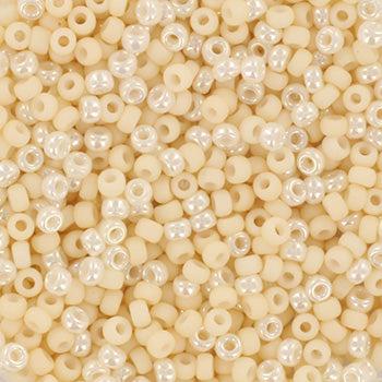 Miyuki rocailles 11-mix592 Mix sparkling beige 11/0 (2mm) - 5 gram-Kralen-Kraaltjes van Renate