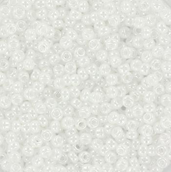 Miyuki rocailles 11/0 (2mm) Ceylon white pearl 11-528-Kraaltjes van Renate