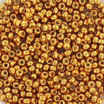 Miyuki rocailles 11/0 (2mm) Duracoat galvanized yellow gold - 5 gram-Kraaltjes van Renate