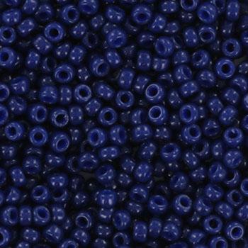 Miyuki rocailles 11/0 (2mm) Duracoat opaque dyed navy blue 11-4493-Kraaltjes van Renate