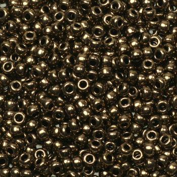 Miyuki rocailles 11/0 (2mm) Metallic dark bronze 11-457-Kraaltjes van Renate